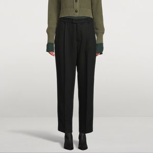 KOTN Slim Pleated Trouser - Black